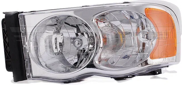 1591063 – DORMAN Headlight Assembly, Halogen Bulb 12.8 Volt Clear Lens With Bulb